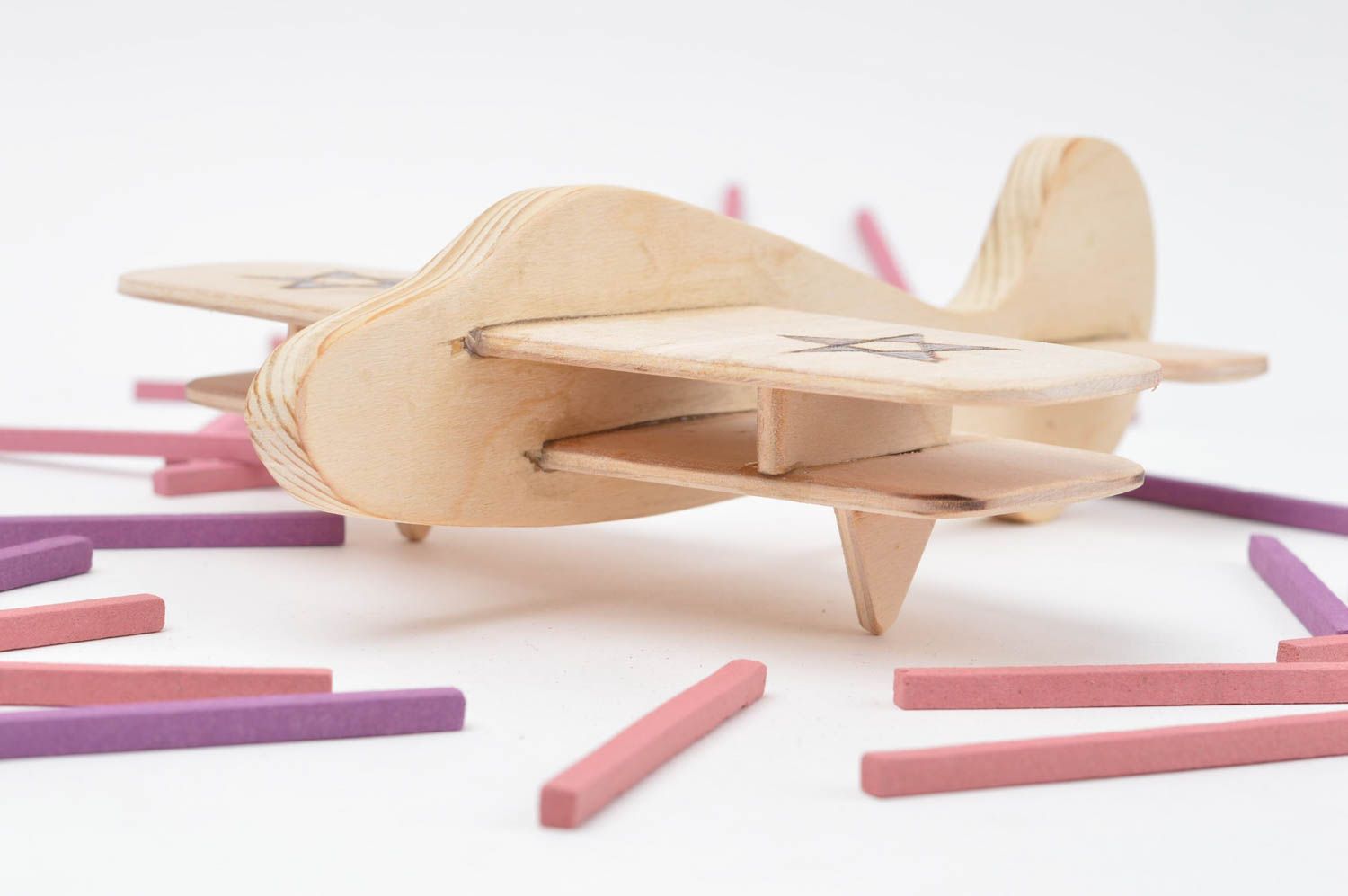 Handmade Flugzeug Spielzeug Geschenke für Kinder Holz Spielzeug originell foto 1