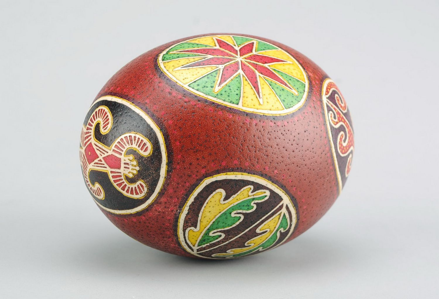 Painted ostrich egg Dnieper Easter eggs photo 2