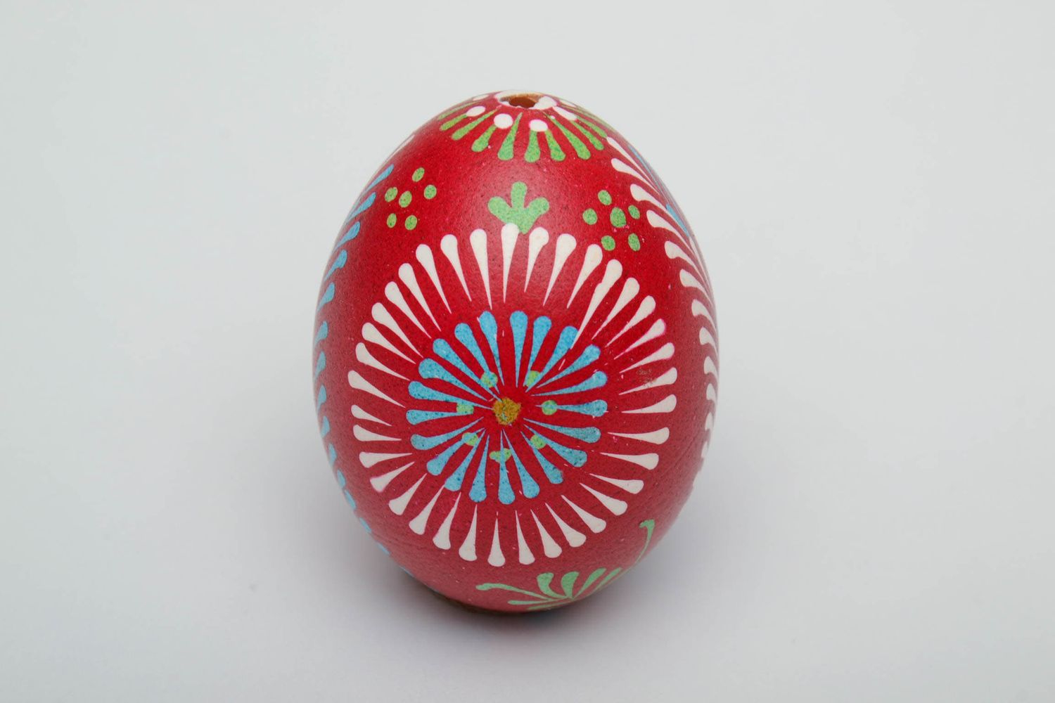 Easter egg painted using Lemkiv technique photo 2