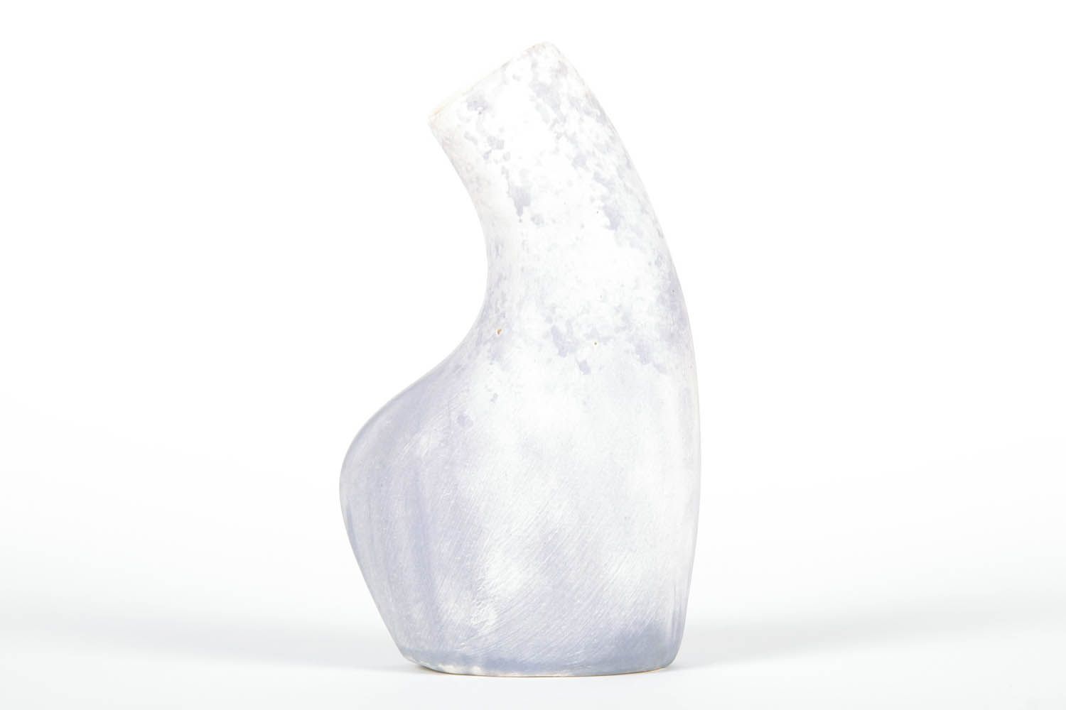 Глиняная ваза с авторским рисунком фото 4