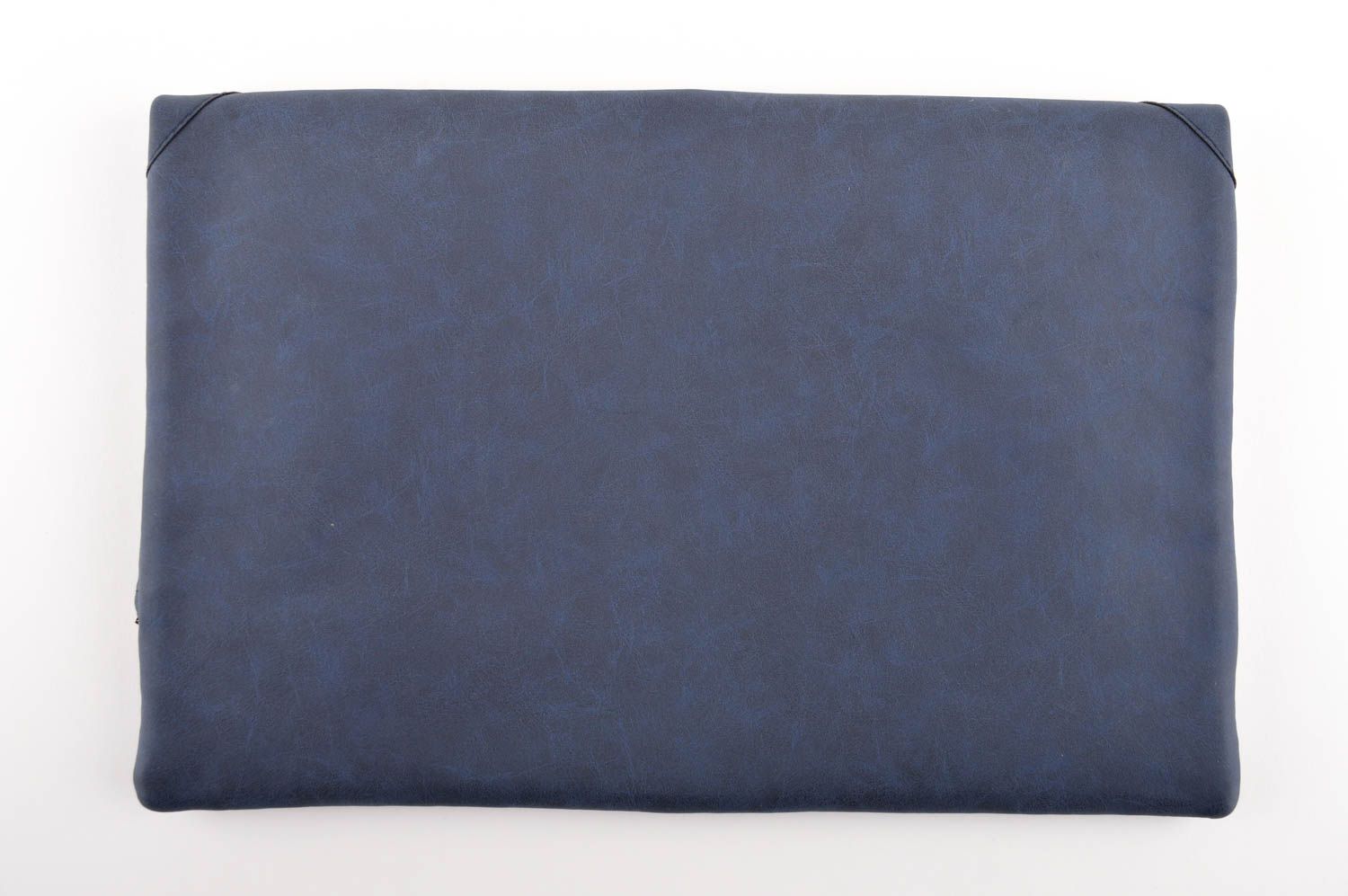 Bolso de mano azul clutch cartera hecho a mano accesorio de moda elegante foto 4