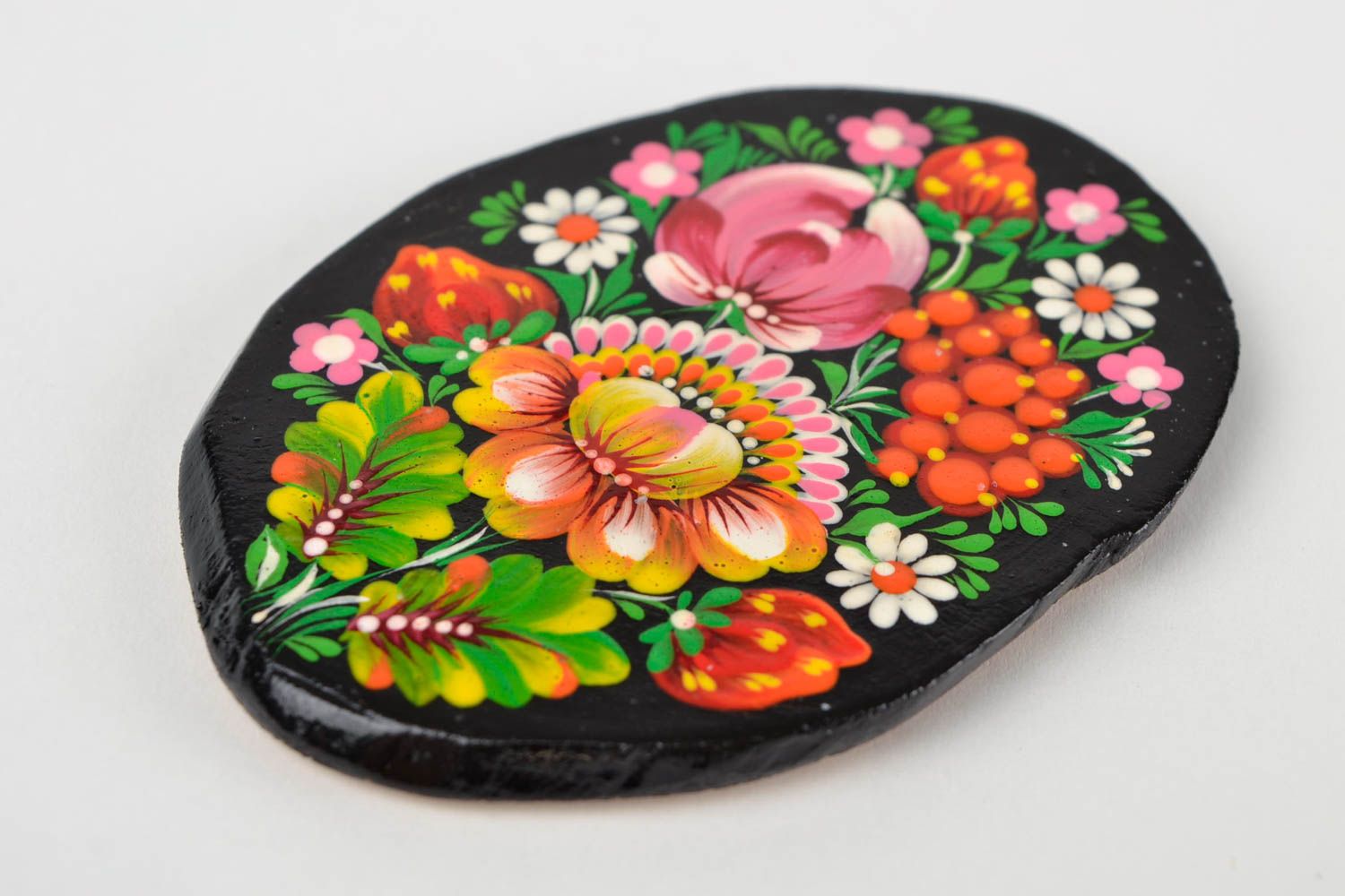 Kühlschrank Magnet handmade Deko für die Küche Deko Accessoires aus Holz Blumen foto 4