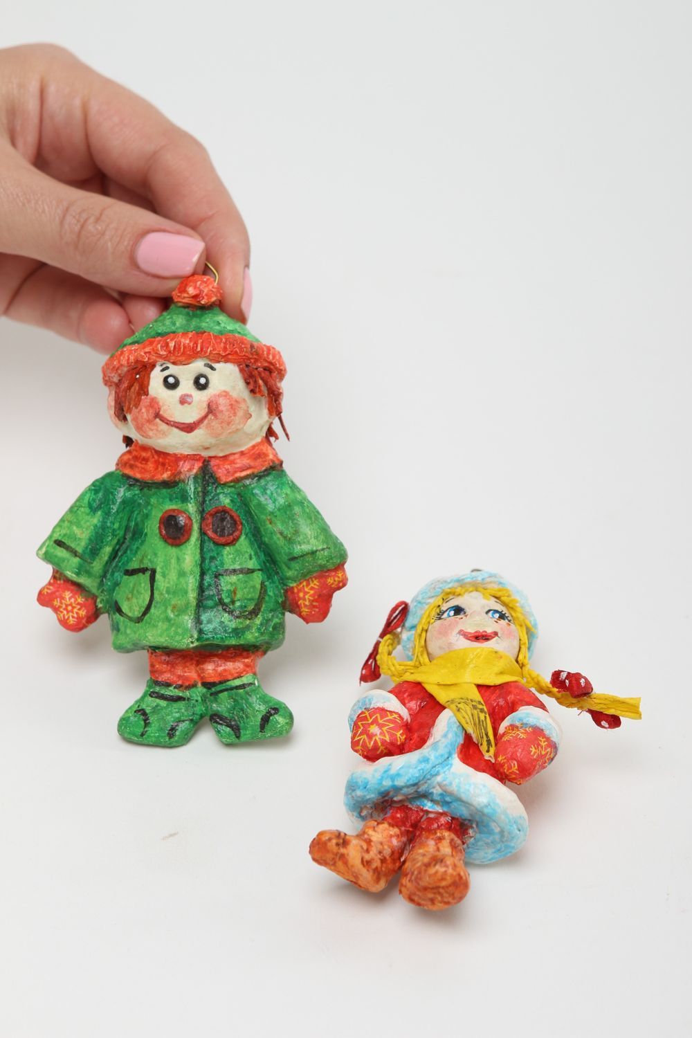 Handmade Christmas toys set of 2 items gift ideas New Year decoration photo 5