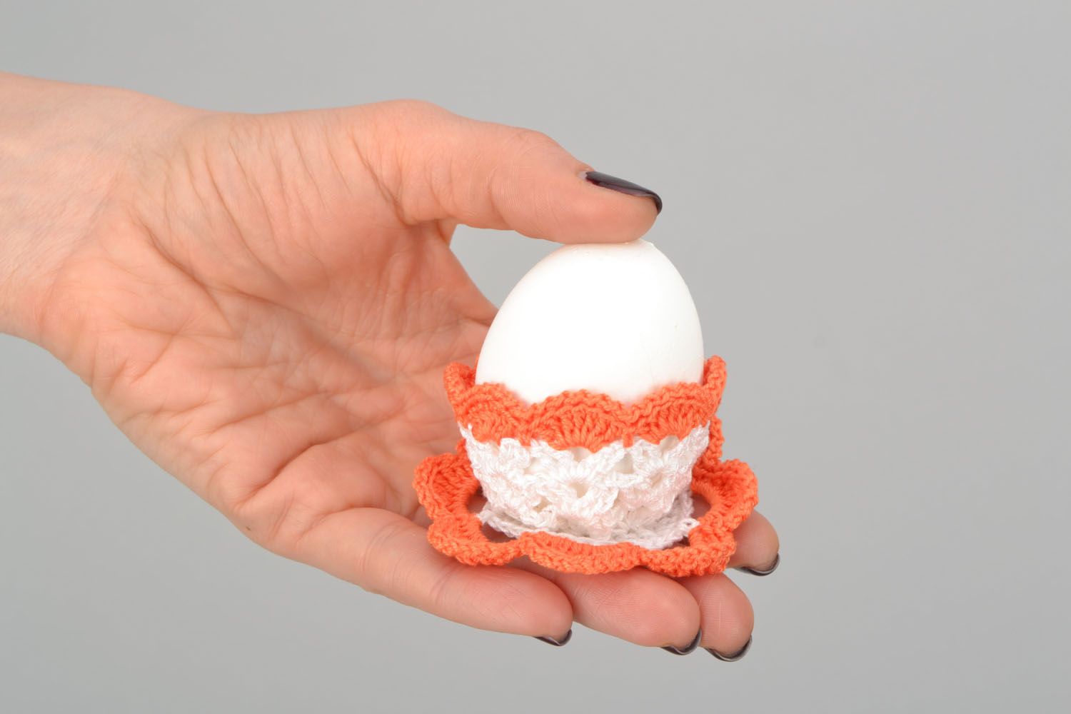 Crochet egg holder photo 2