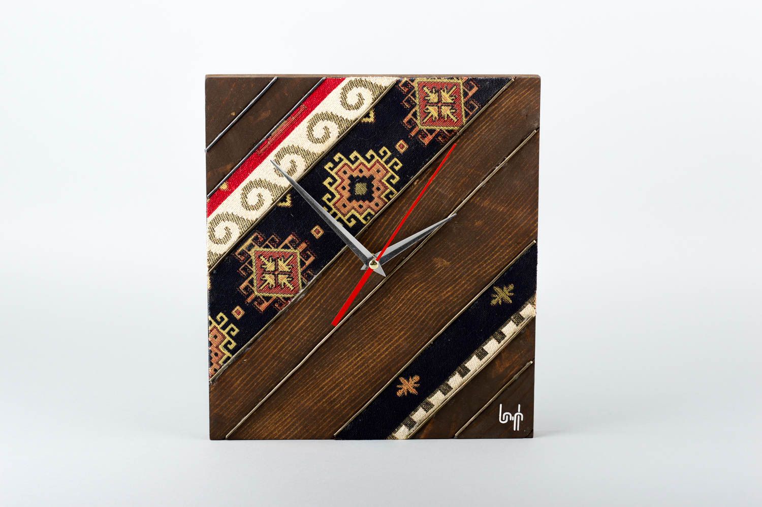 Handmade Deko moderne Wanduhr Holz Deko für Wand originell orientalisch schön foto 1