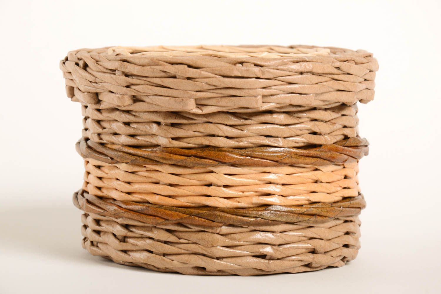 Unusual woven basket paper designer box beautiful handmade kitchen utensils photo 2
