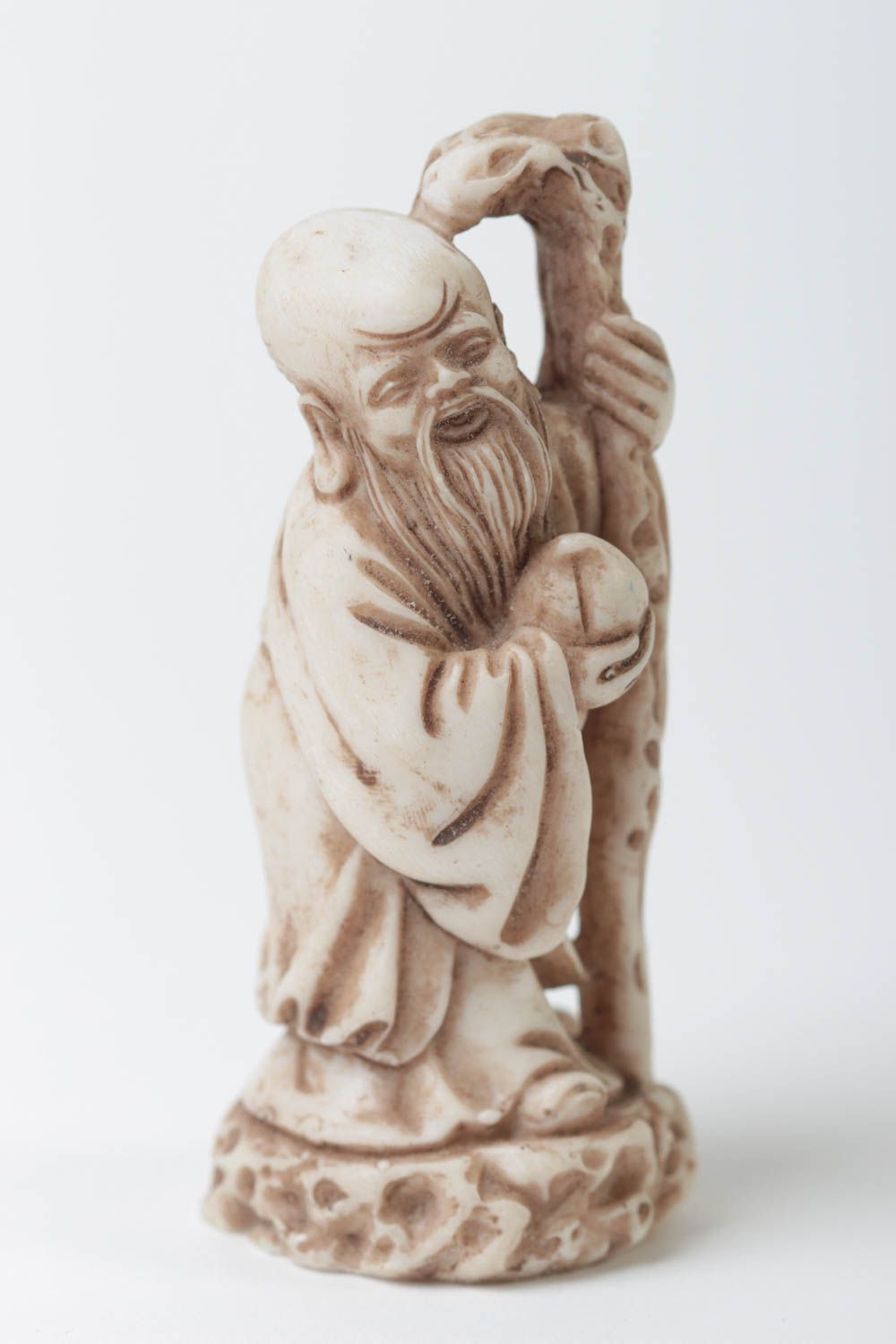 Figurine décorative Petite statuette fait main Gama netsuke Déco intérieur photo 2