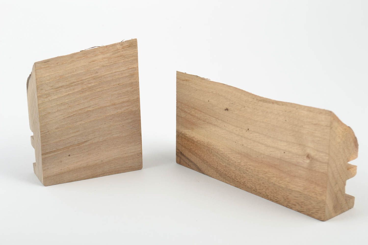 Sujetadores para tablet y móvil ecológicos de madera artesanales 2 piezas foto 3