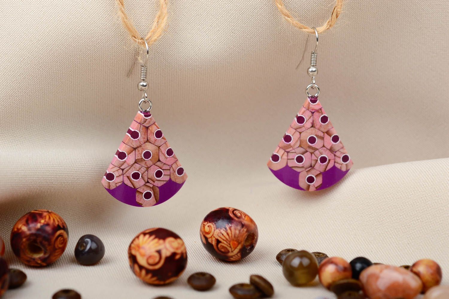 Handmade jewellery earrings for girls womens accessories unique earrings photo 1