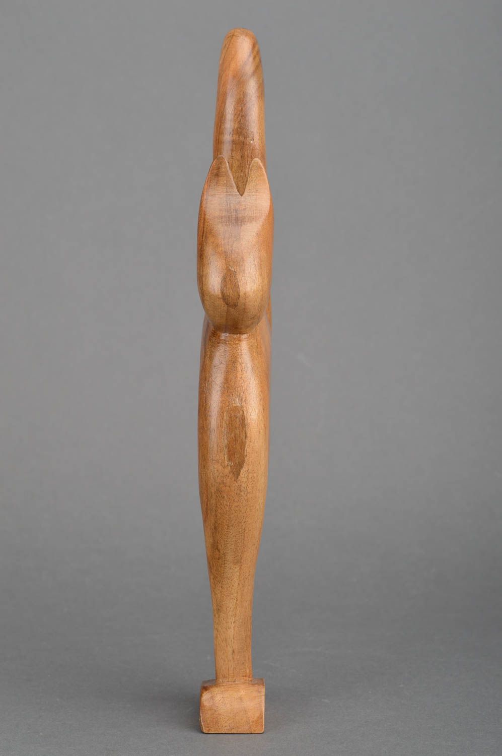 Figura de madera tallada hecha a mano objeto decorativo regalo original foto 3