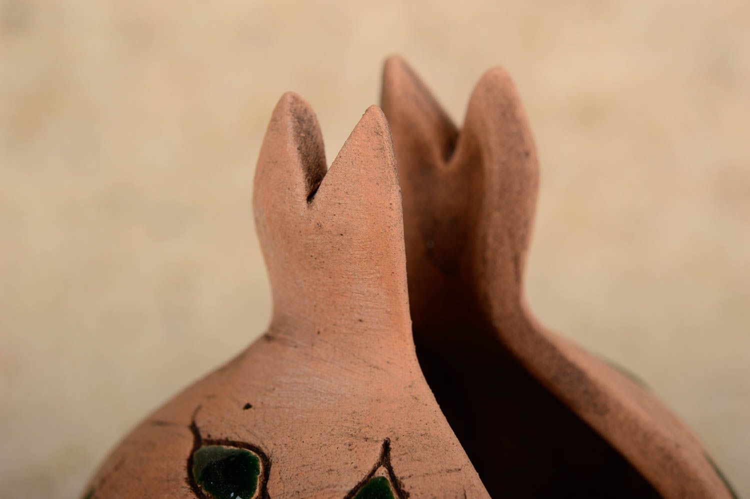 Serviettenhalter Keramik handmade Deko für Haus ungewöhnlich Ton Keramik foto 4
