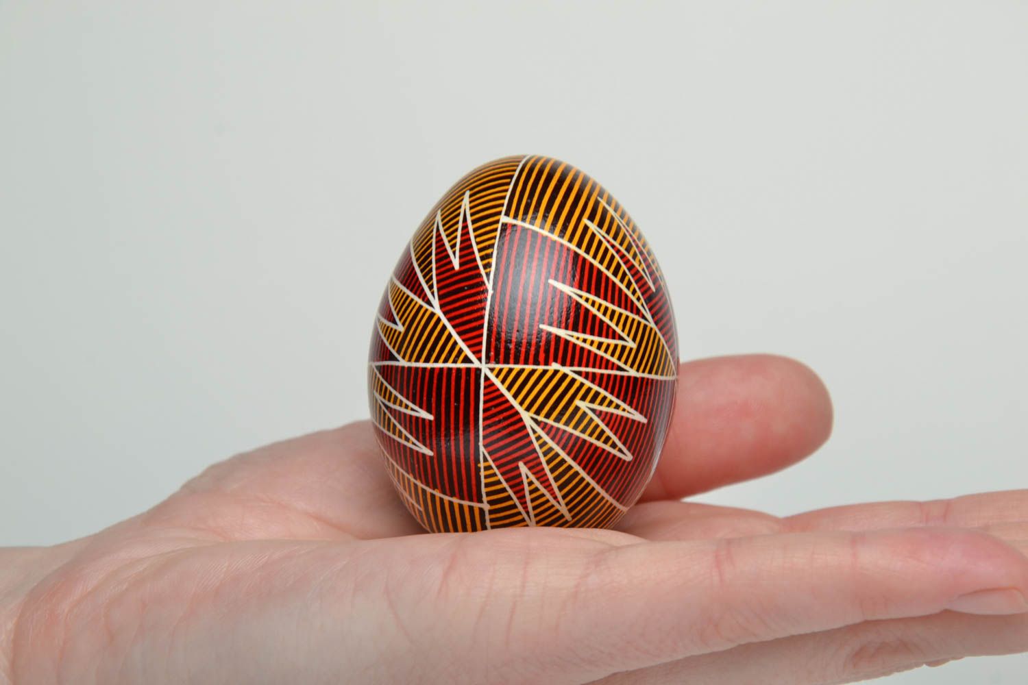 Traditional Easter egg painted with aniline dyes photo 5