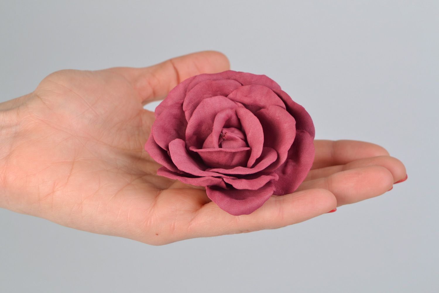 Handmade Haarschmuck Rose  foto 2
