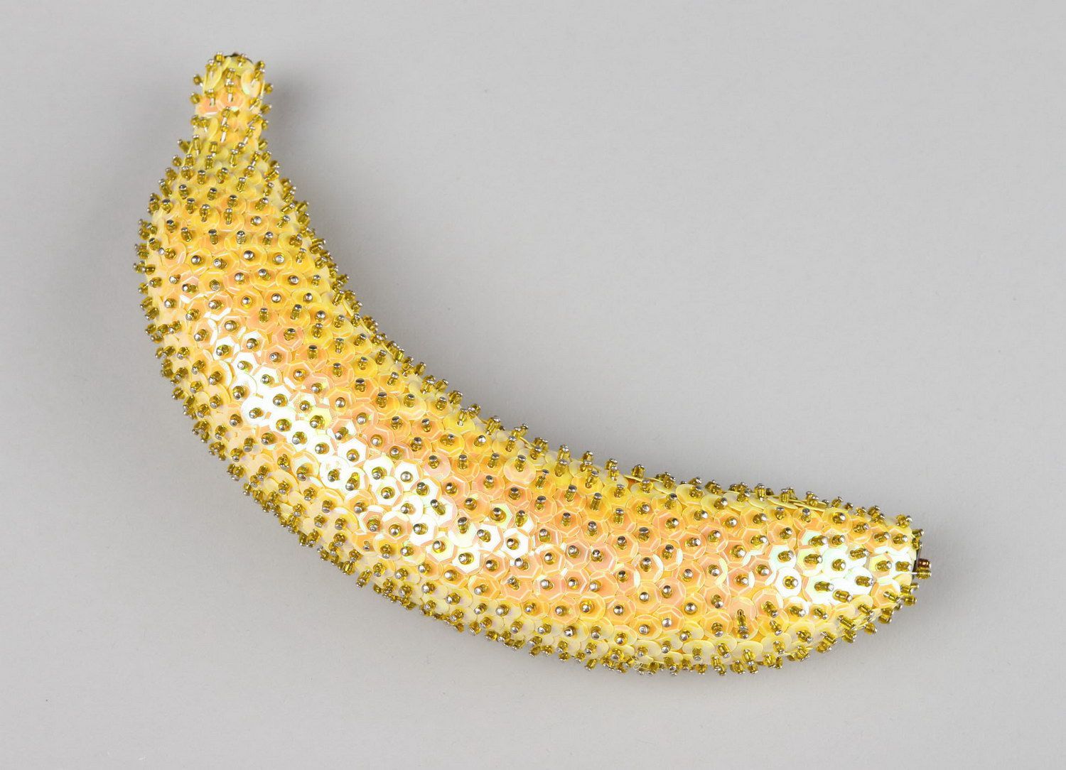 Banane artificielle décorée faite main photo 1