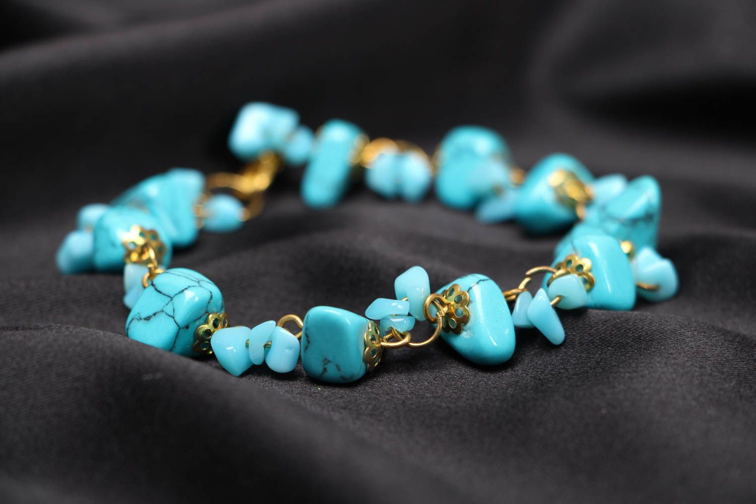 Beautiful women's turquoise bracelet photo 2
