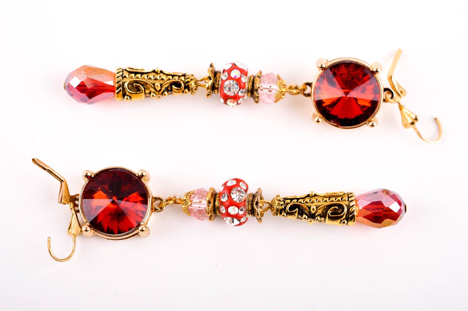 Handmade earrings designer earrings with charms unusual gift for girls photo 5
