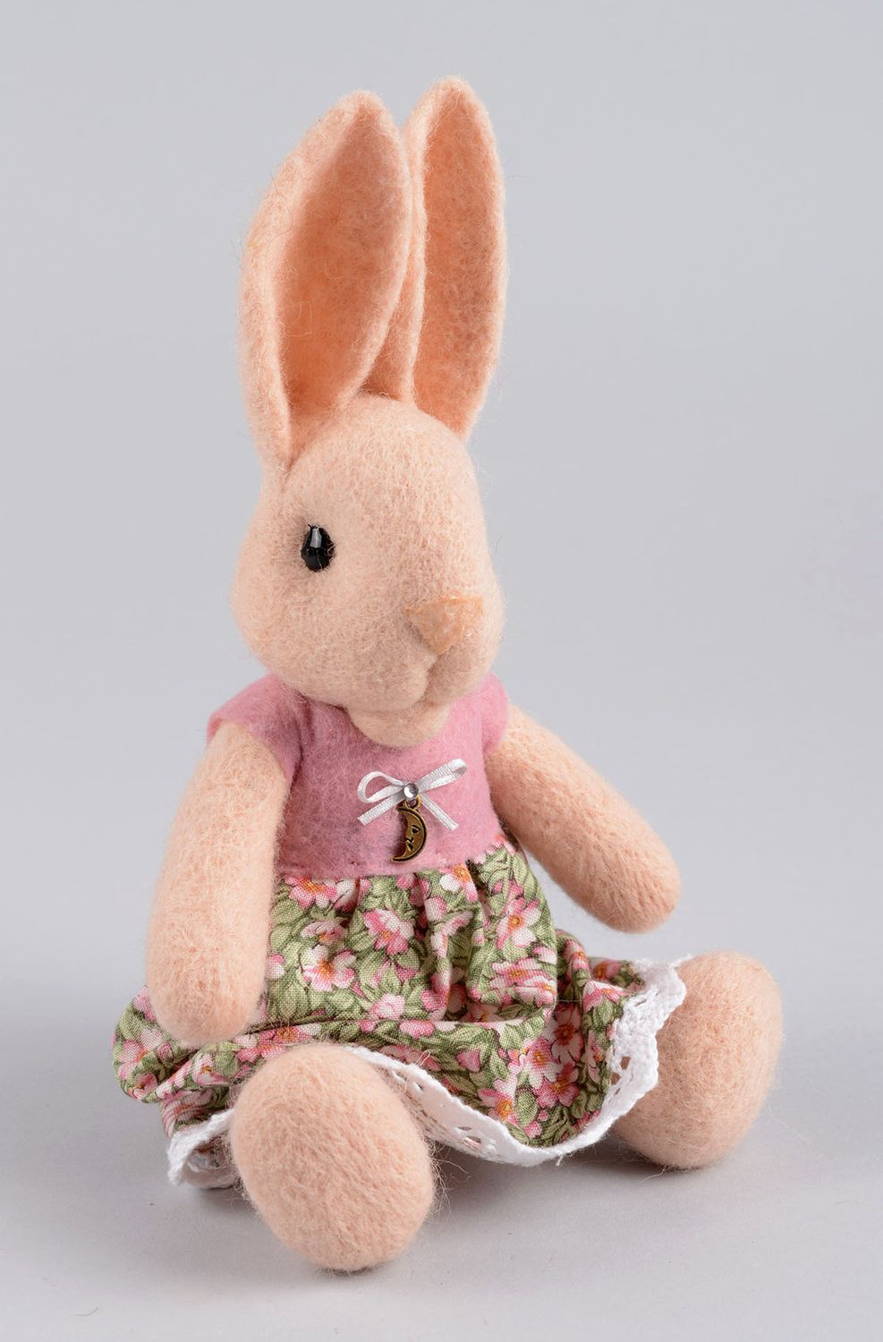 Kuscheltier Hase handmade Haus Dekor Geschenk für Kinder Plüschtier Hase foto 1