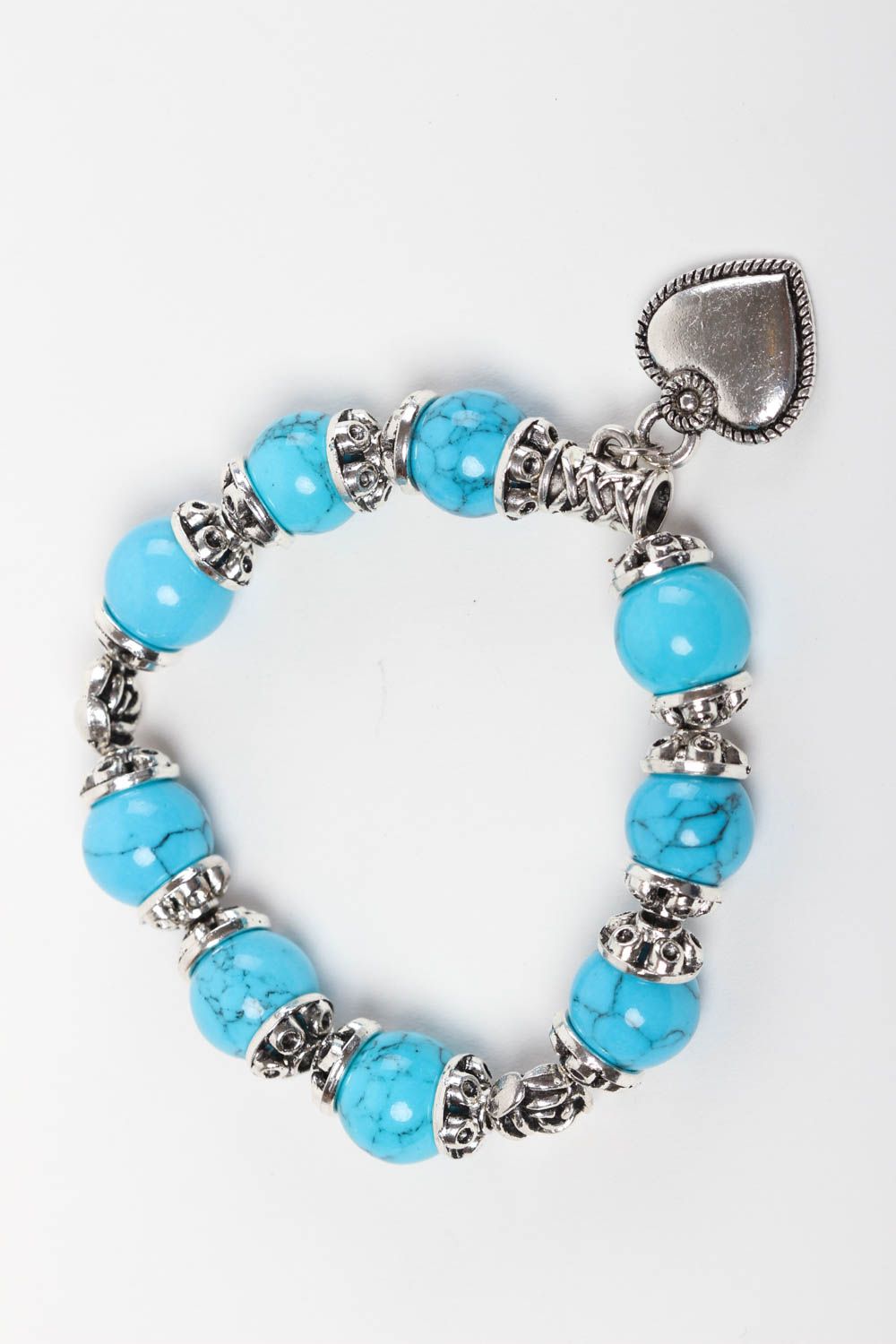 Hand-woven bracelet handmade turquoise bracelet stylish jewelry for women photo 2