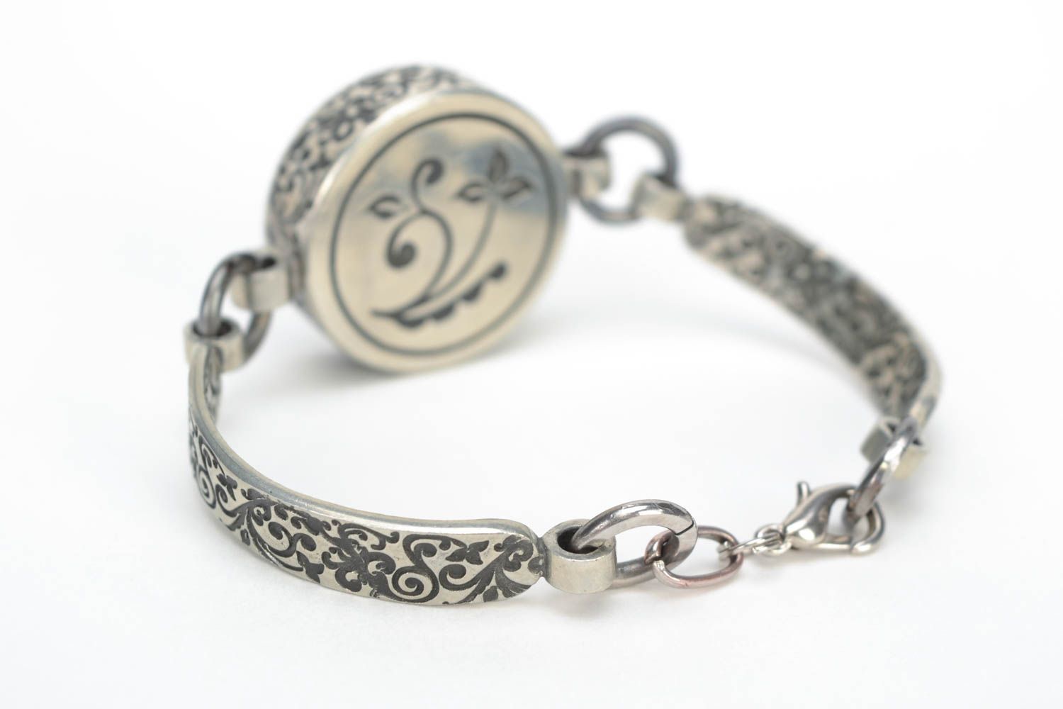 Accessory for jewelry handmade beautiful metal bracelet how to make jewelry photo 3