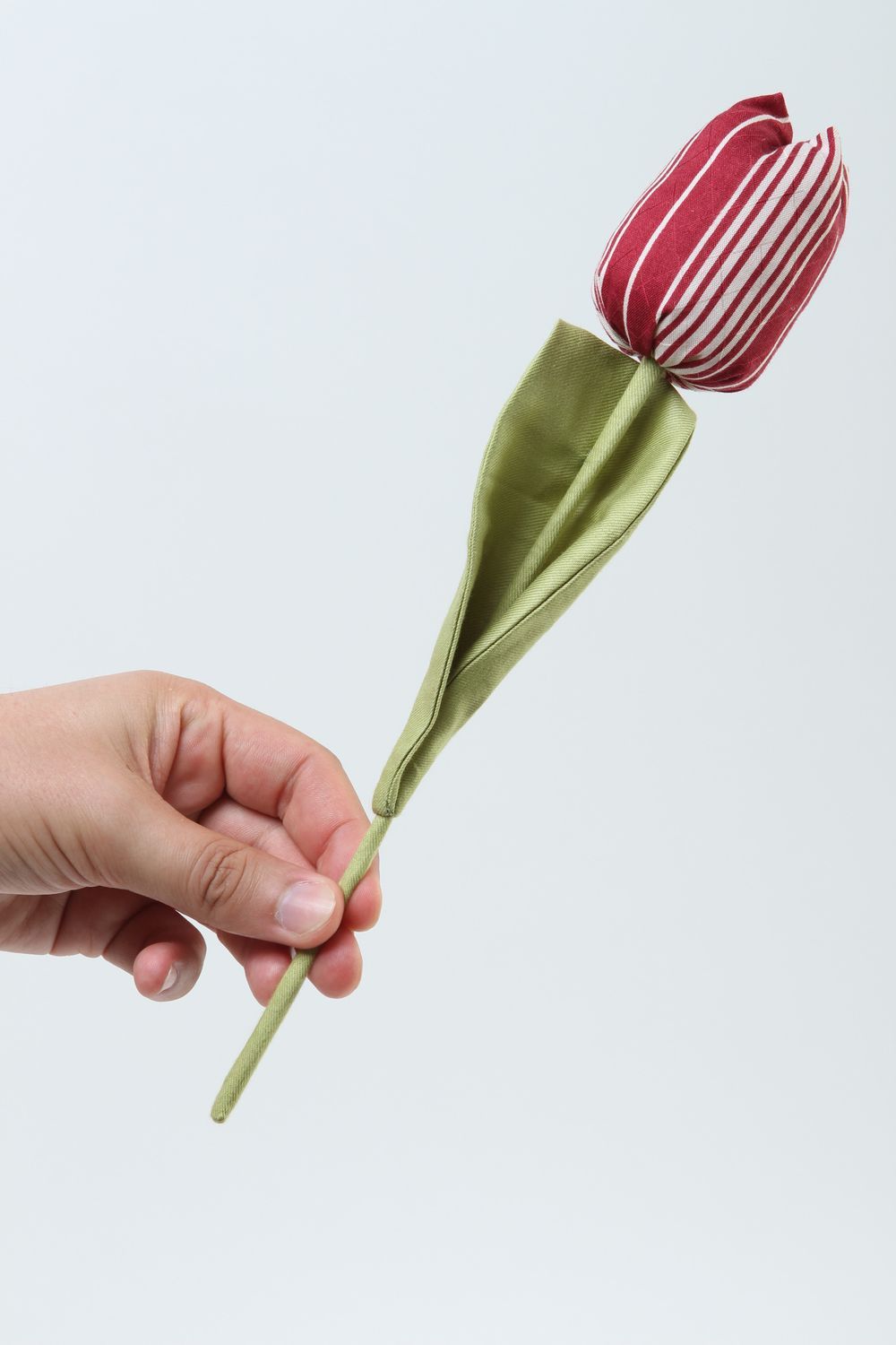 Fleur artificielle Déco maison faite main Cadeau original tulipe coton photo 7
