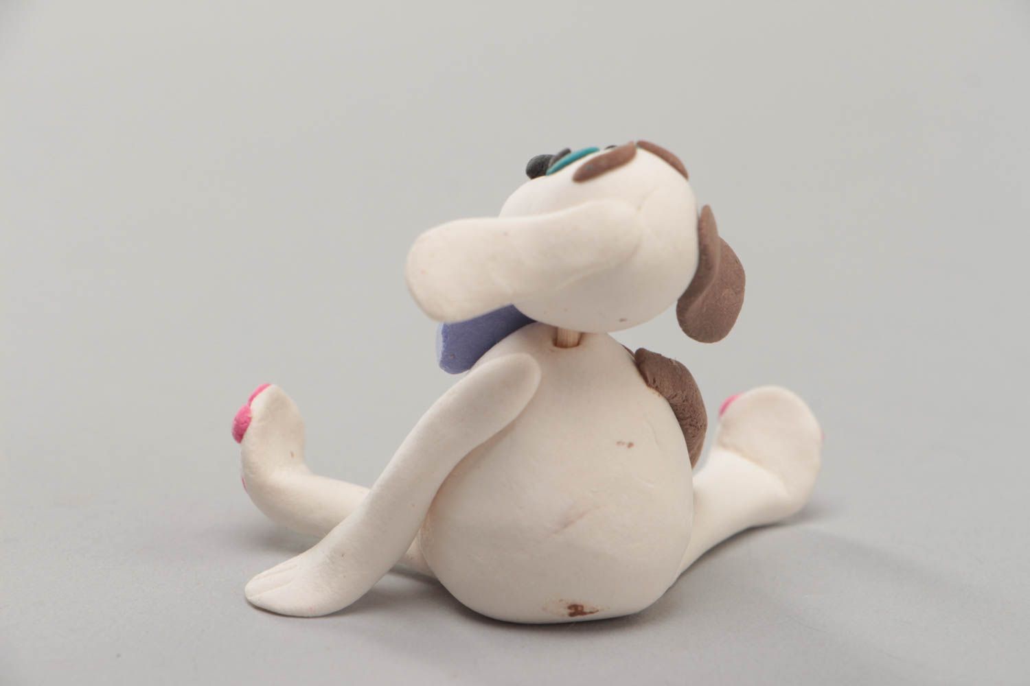 Schöne künstlerische Figur Hund aus koreanischem Polymer Ton für Kinder foto 4