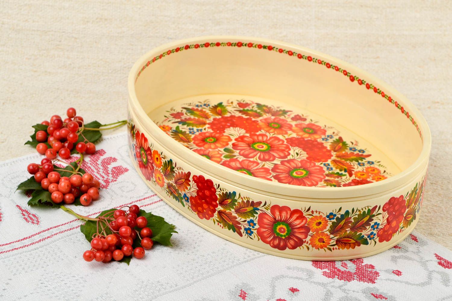 Handmade wooden bowl for sweets stylish plate for sweets unusual kitchen ware photo 1