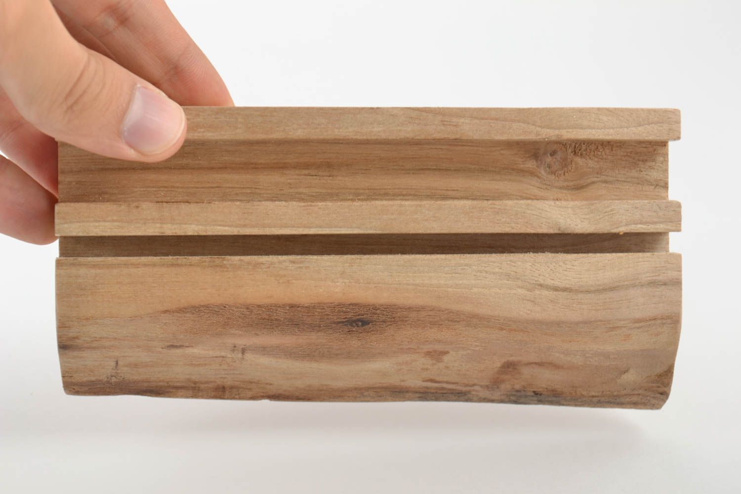 Holz Tablet Halter mit Lack bedeckt handmade Designer Ständer für Gadget foto 5