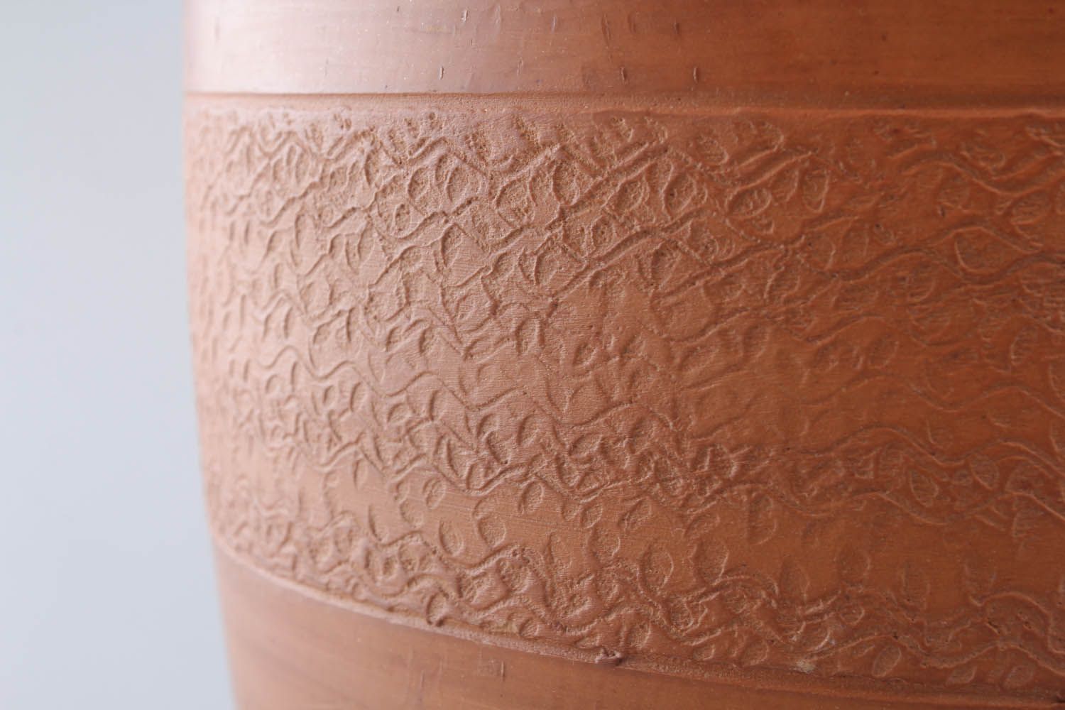 Handmade clay pot with a lid photo 5