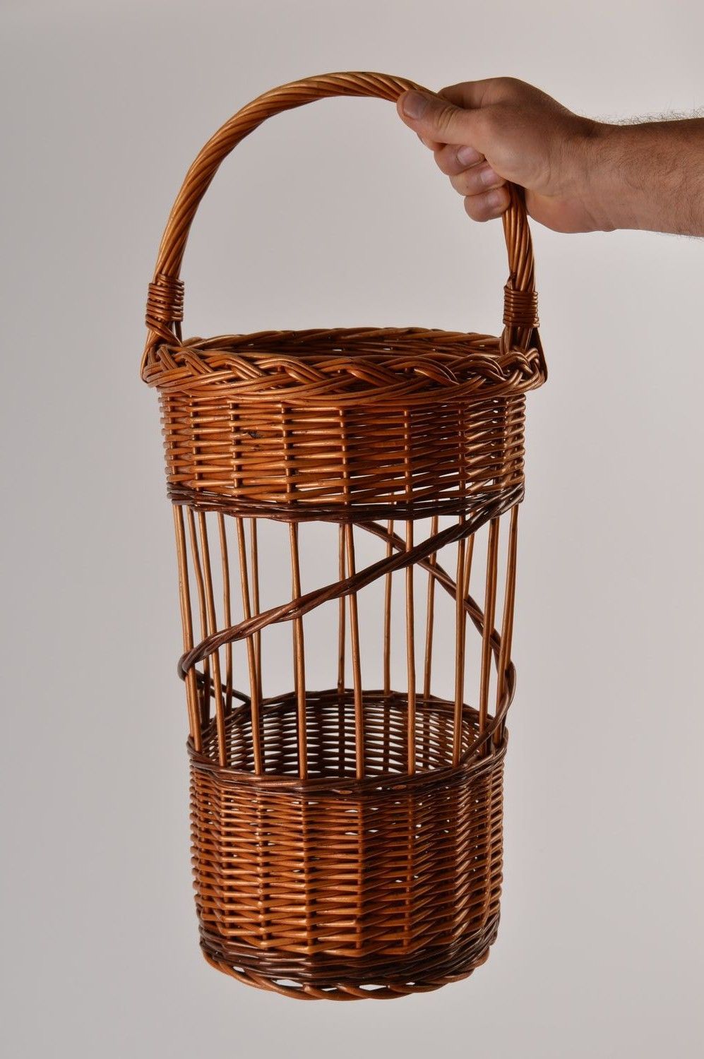 Handmade cute interior decor beautiful woven basket decorative woven basket photo 1