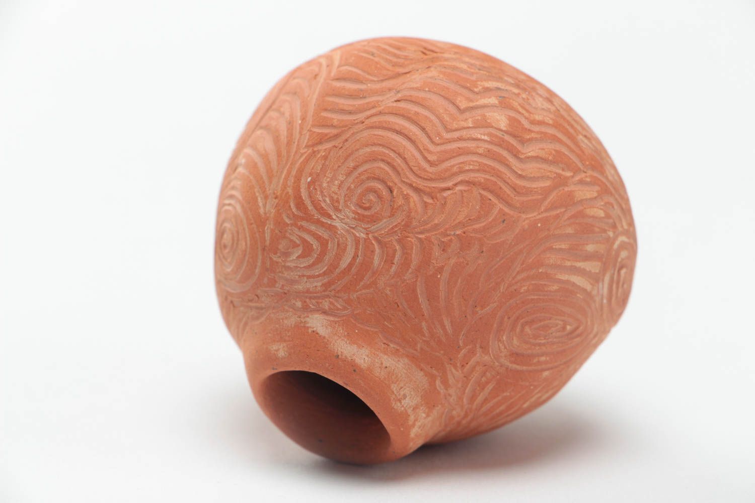 Handgemachte kleine Vase aus Keramik Designer Deko Element für Haus Interieur  foto 3