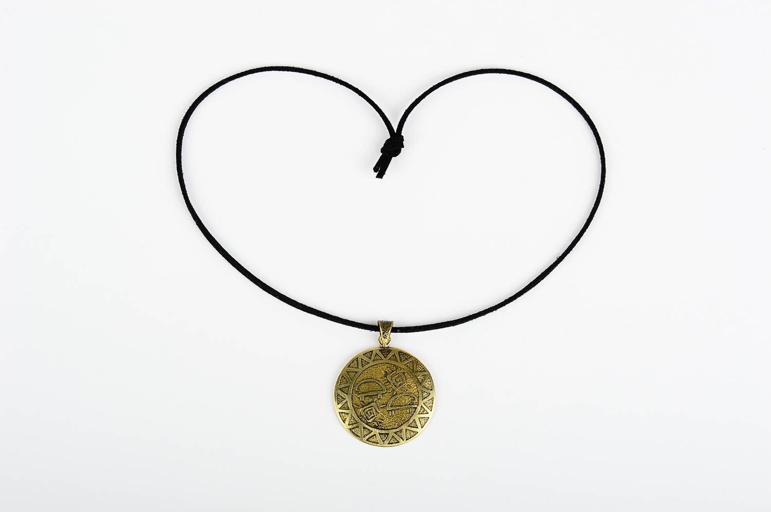 Handmade pendant metal jewelry designer accessory gift ideas unusual pendant photo 1