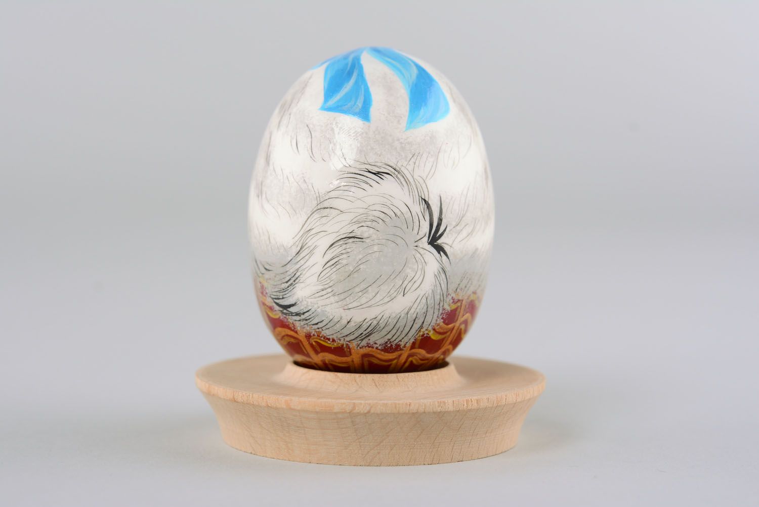 Декоративное яйцо Котик фото 5