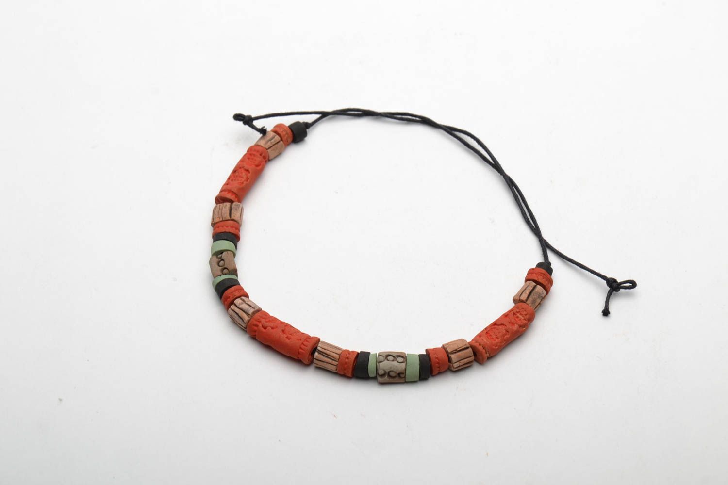 Ceramic bracelet in ethnic style photo 4