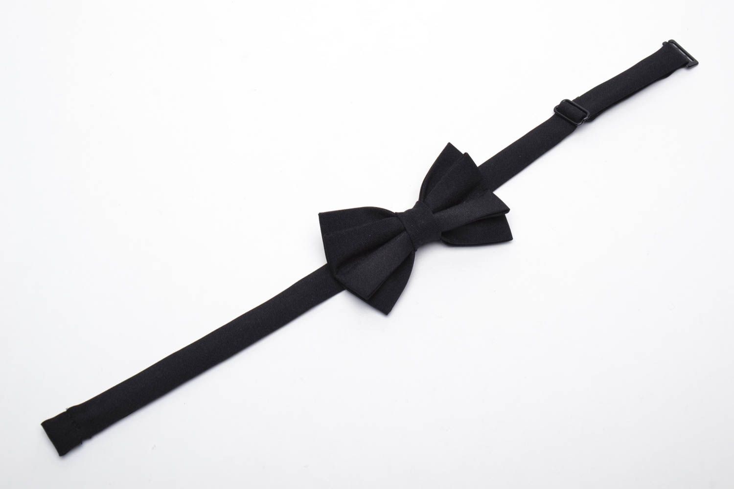 Designer bow tie made of gabardine photo 3