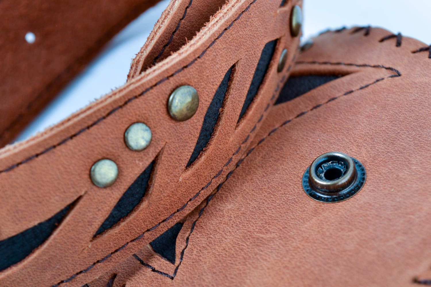 Accessoires aus Leder handmade Herren Ledergürtel braun Portemonnaie aus Leder  foto 3