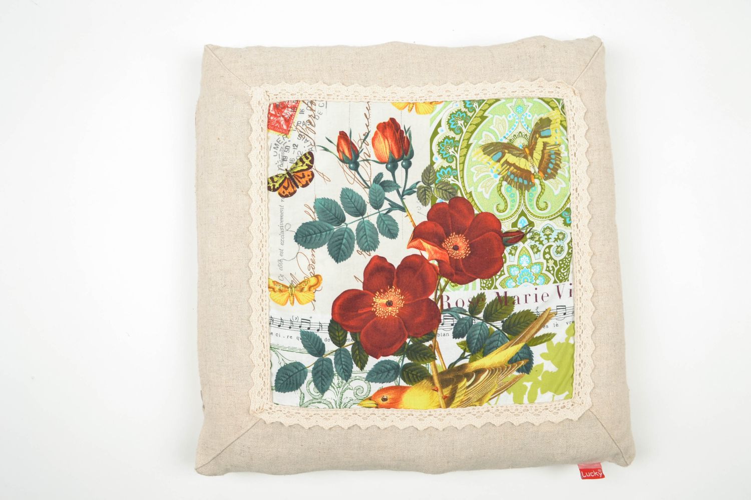 American cotton pillow with husk photo 3