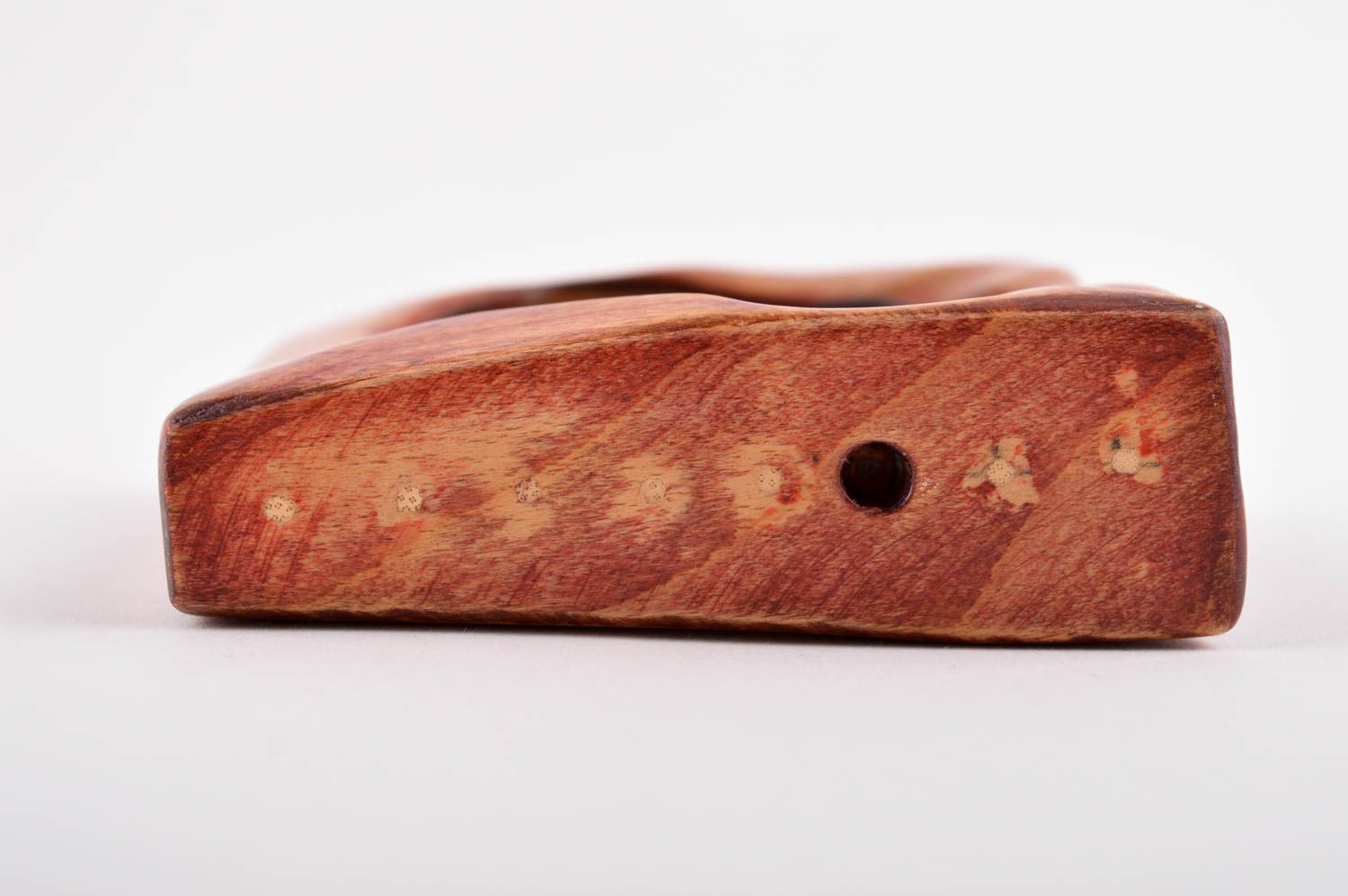 Bracciale di legno fatto a mano braccialetto chiaro da polso originale foto 4