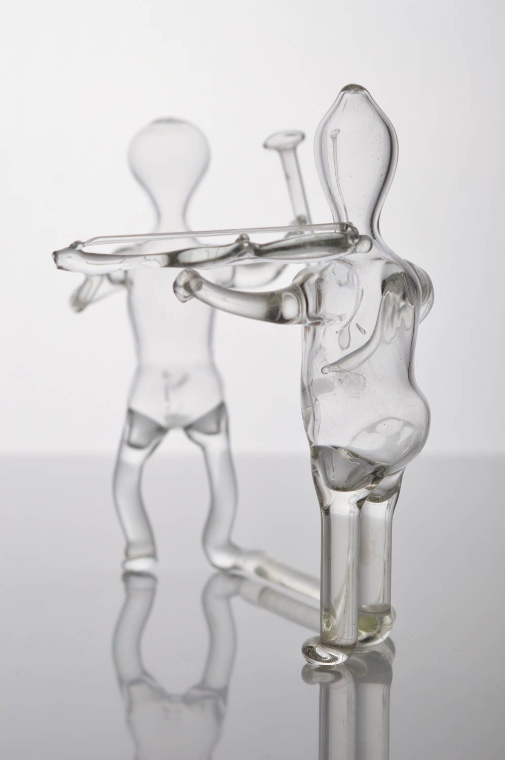 Statuette verre fait main Figurine verre Déco maison design original de créateur photo 4