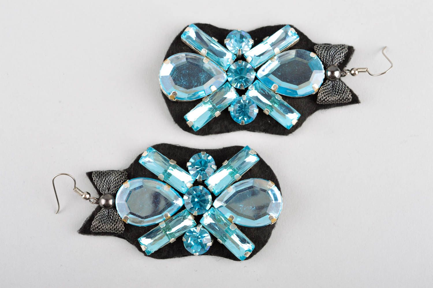 Crystal earrings stylish earrings handmade jewelry evening earrings for women photo 5