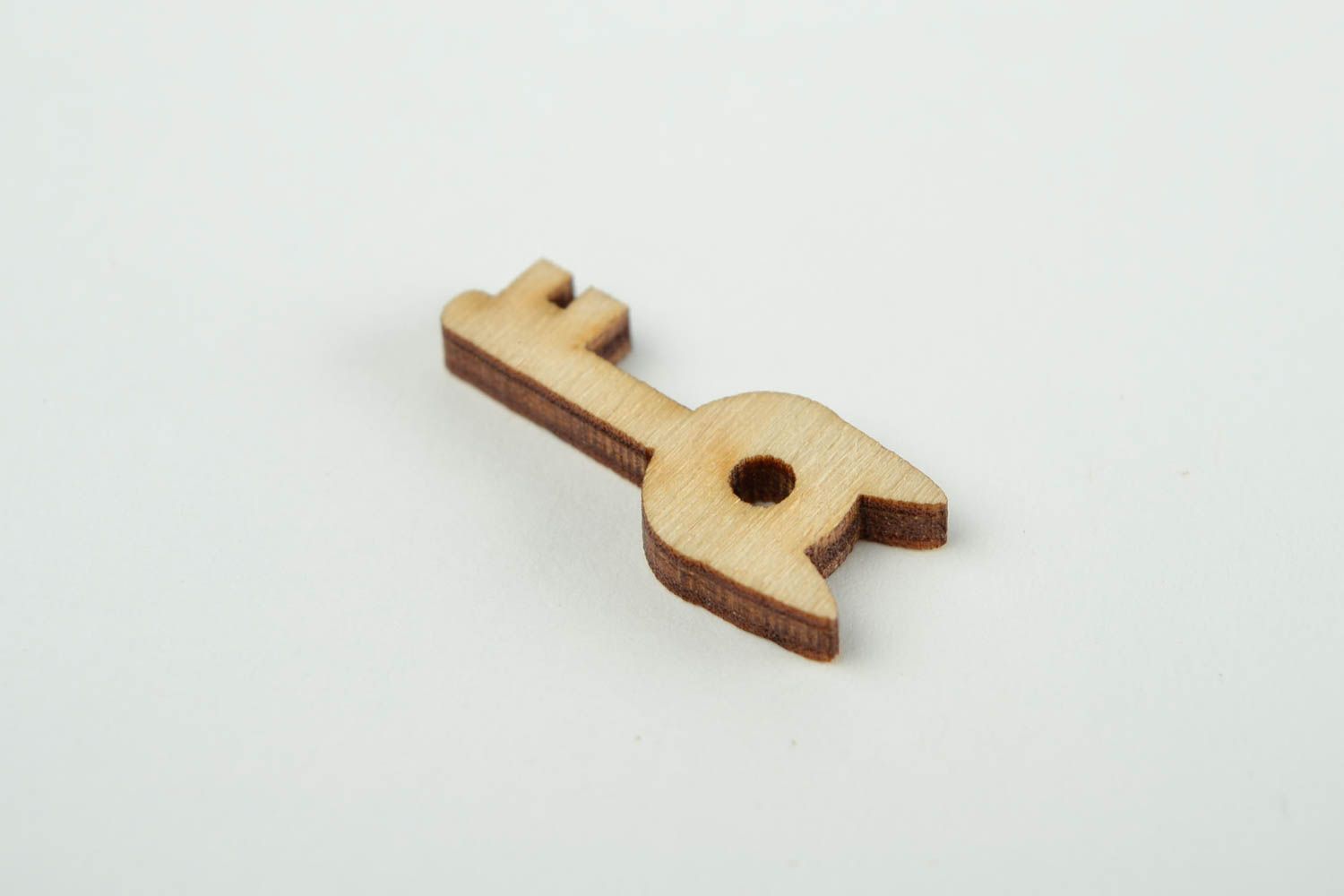 Handmade Deko Element Figur zum Bemalen Schlüssel Holz Rohling aus Sperrholz foto 5