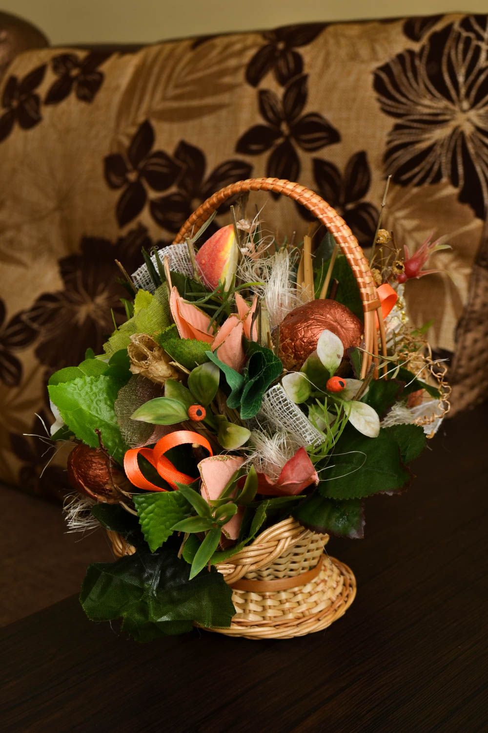 Bouquet di fiori artificiali fatto a mano mazzo decorativo regalo originale foto 1