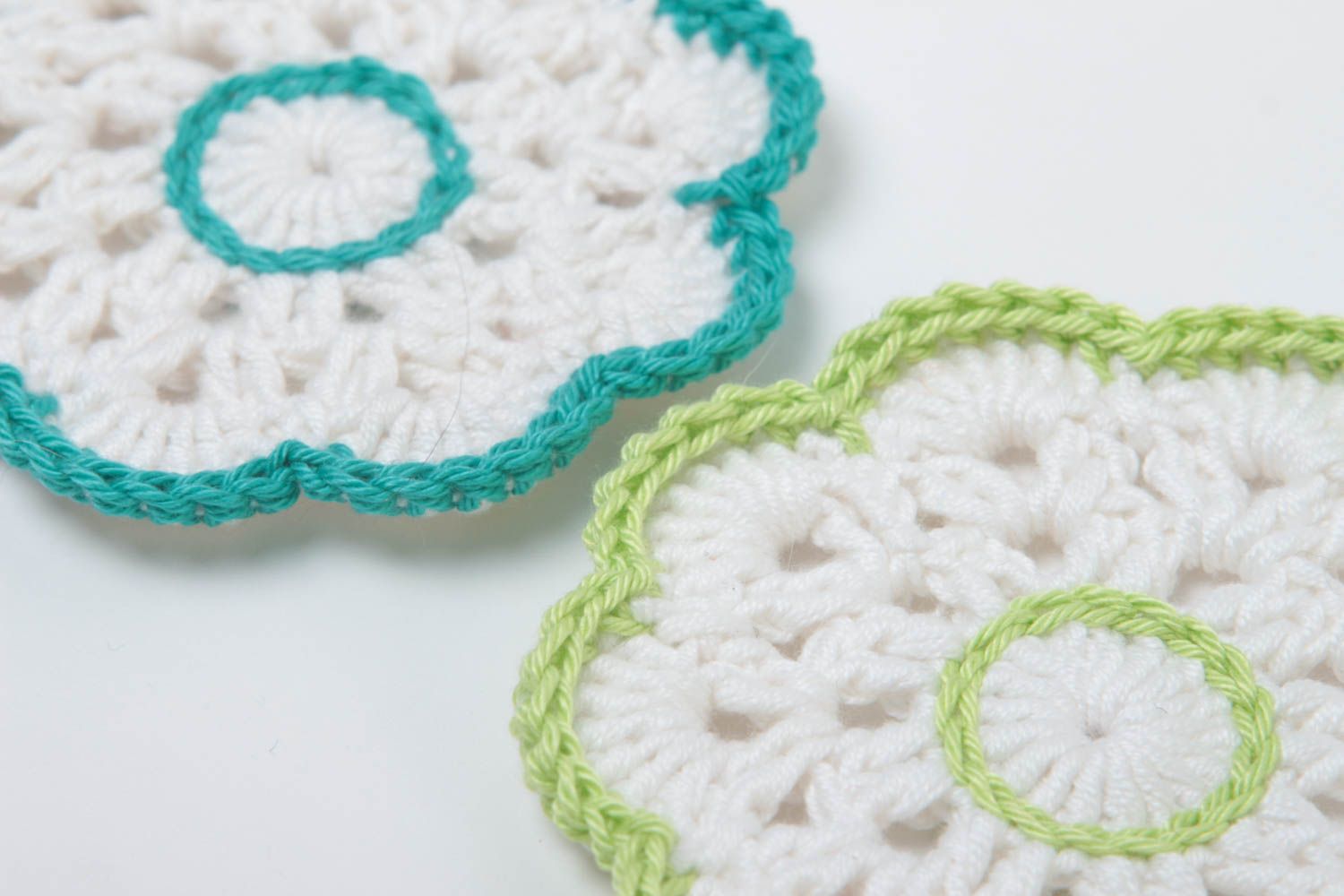 Handmade coasters designer coasters kitchen decor crocheted coasters gift ideas photo 2