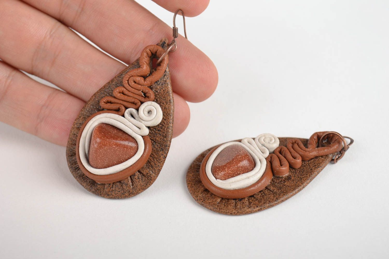 Ethno Ohrringe Handmade Ohrringe Geschenk für Frauen Modeschmuck Ohrringe  foto 5
