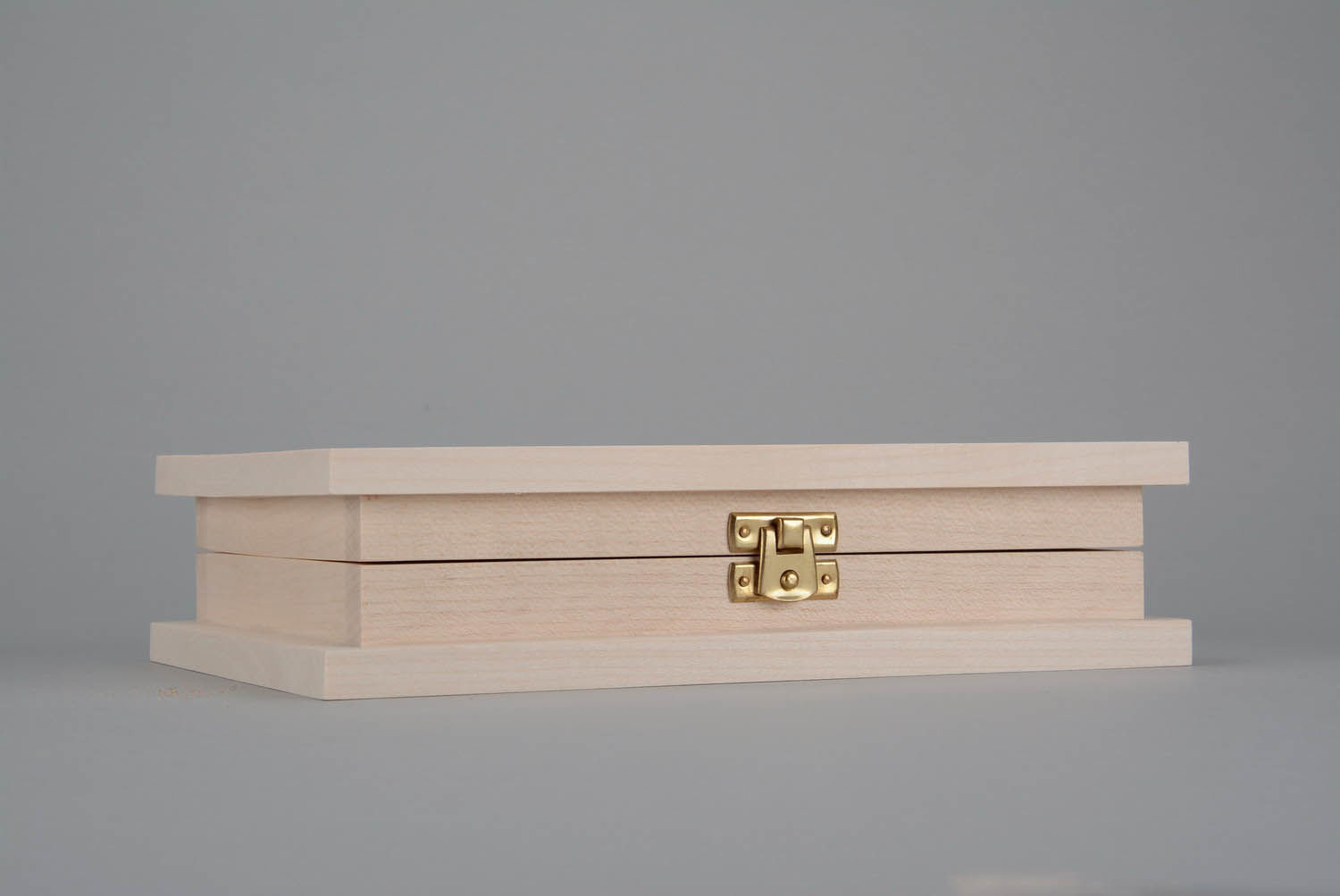 Handmade Roh-Holzschatulle für Schaffen foto 4