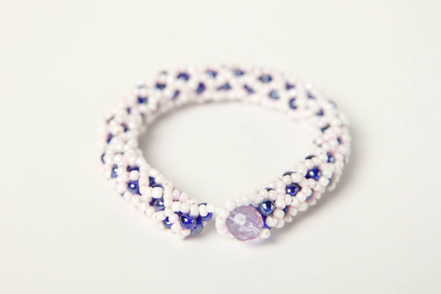 Woven bracelet exclusive bijouterie seed beads jewelry beaded bracelet for women photo 4