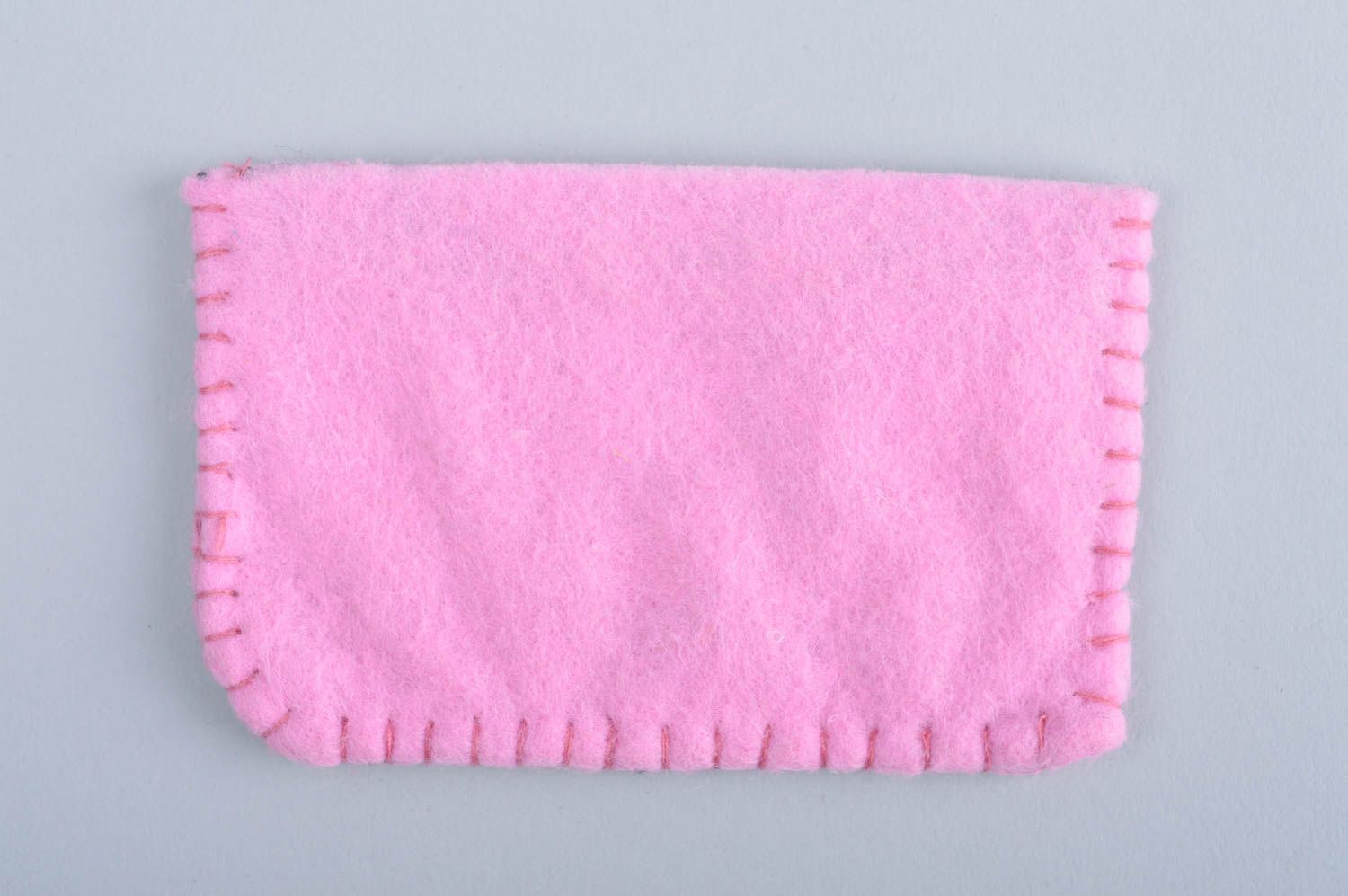 Кошелек из ткани хэнд мейд розовый женский кошелек на липучке стильный кошелек фото 3