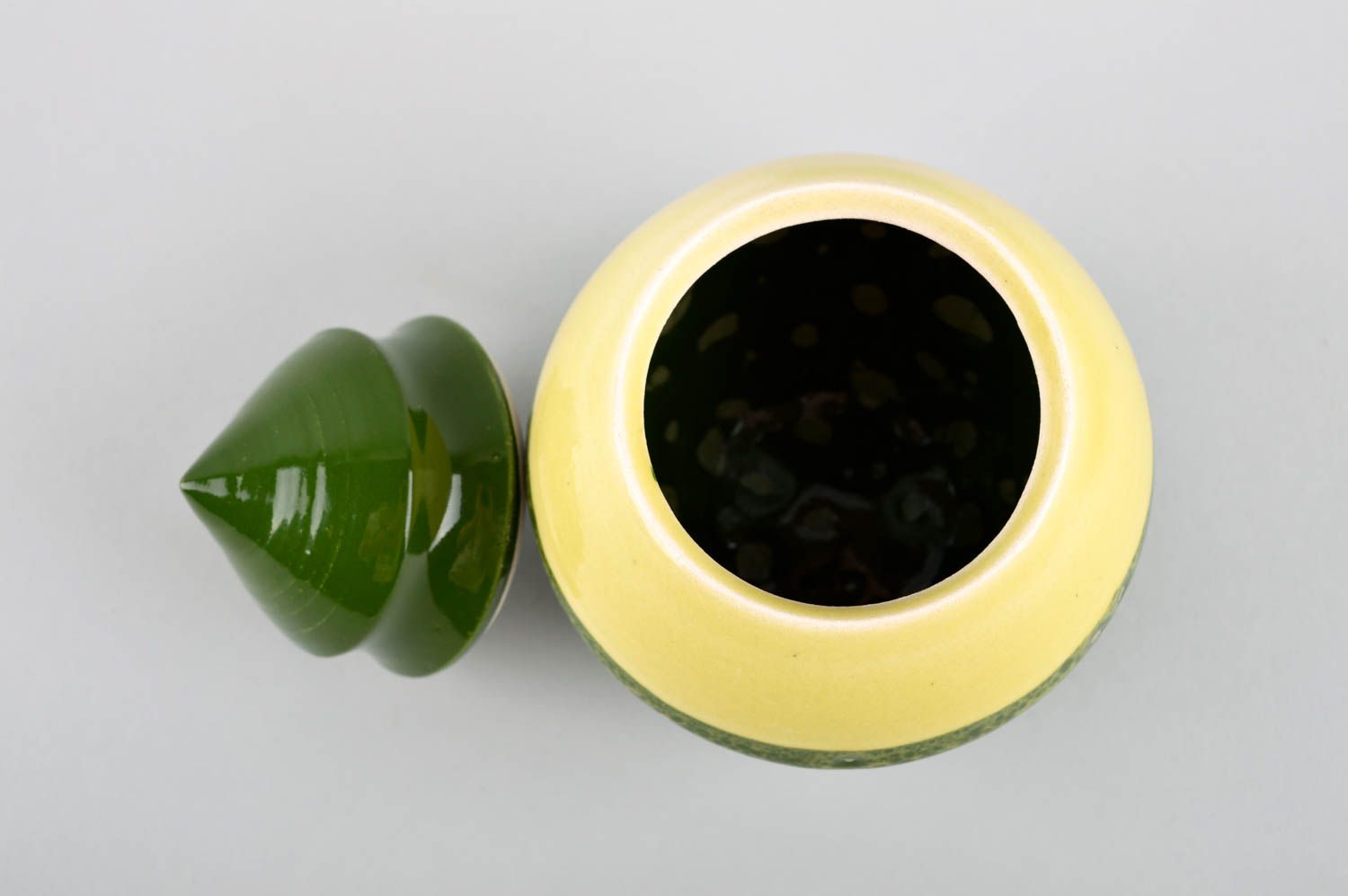 Küchen Zubehör handmade Zuckerdose Keramik Küchen Accessoire Geschenk Idee bunt foto 4