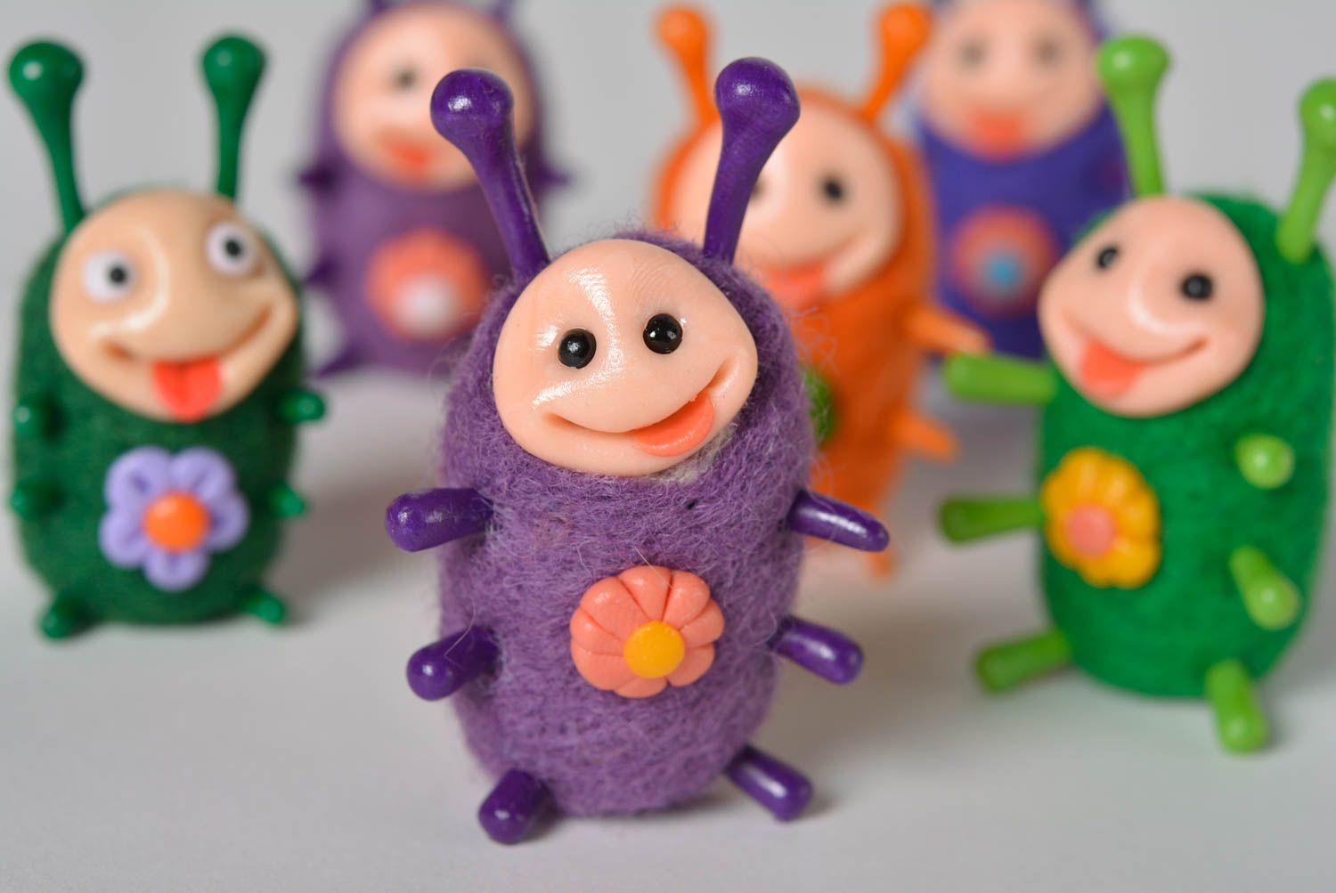 Handmade kleines Spielzeug Deko Figur Geschenkideen für Kinder knuddelig  foto 4
