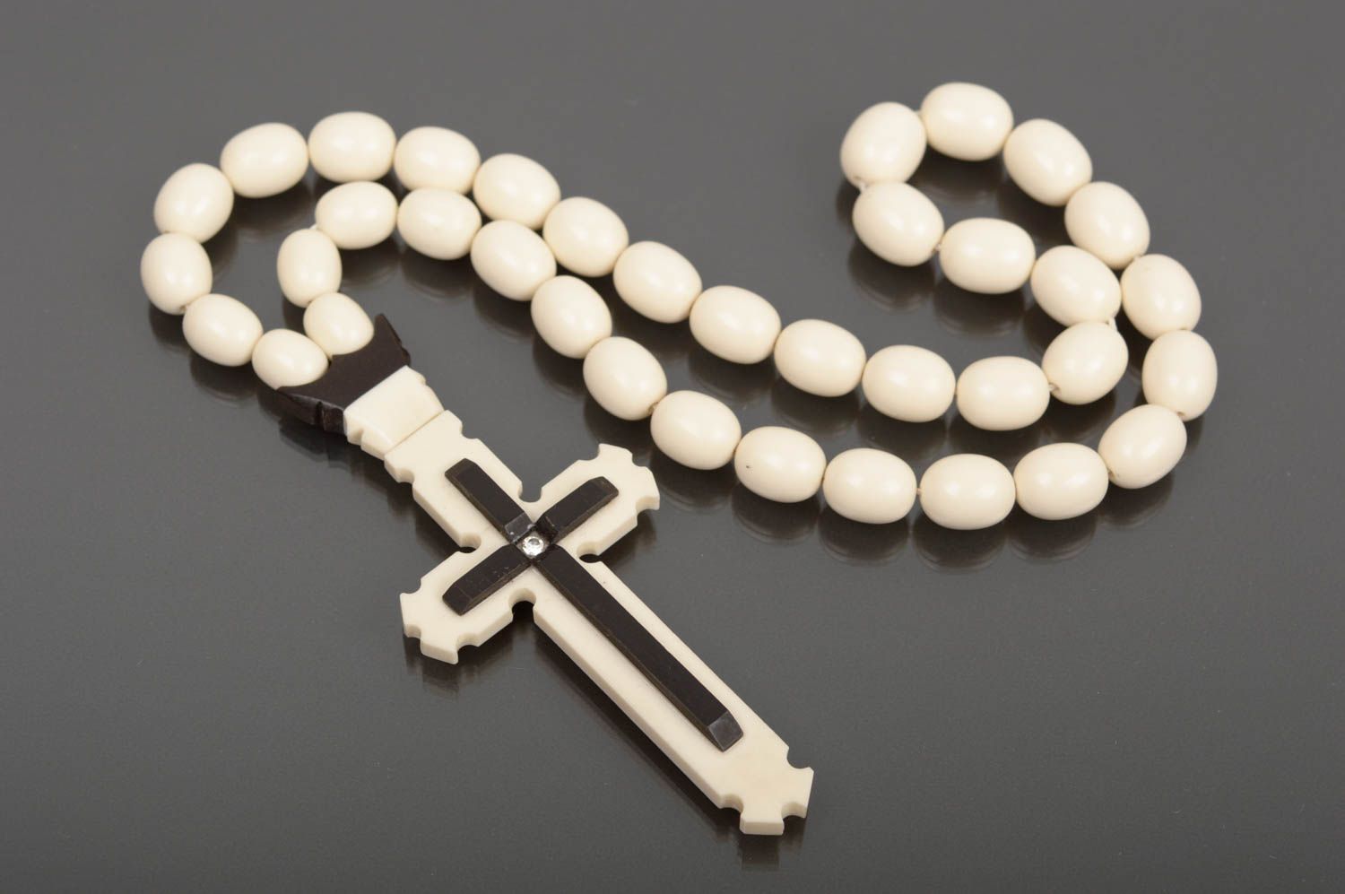 Четки ручной работы четки для молитвы аксессуар для мужчин розарий с крестом фото 1