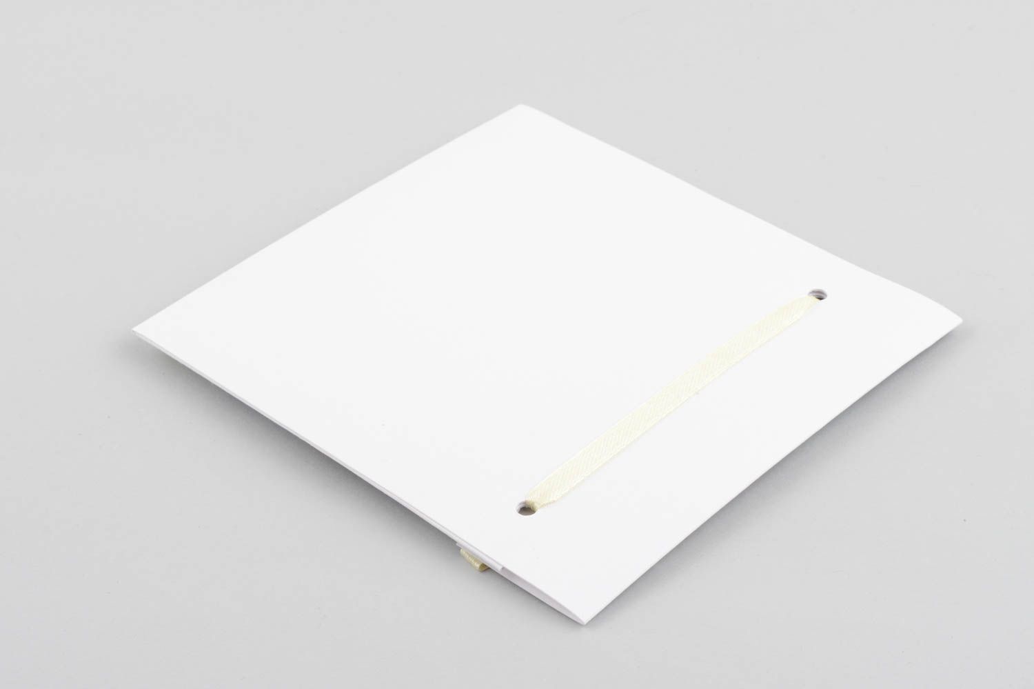 Enveloppe cadeau papier design Enveloppe fait main déco carrée ruban Idée cadeau photo 4